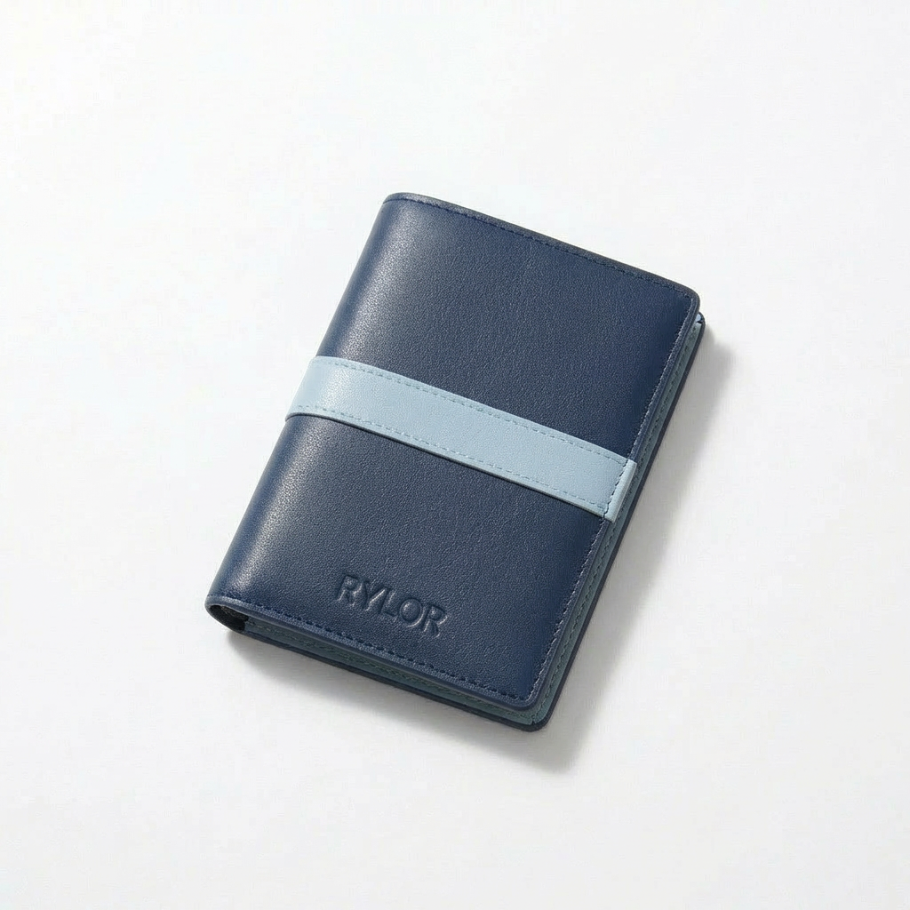 Navy Heritage Stripe Pocket Organizer