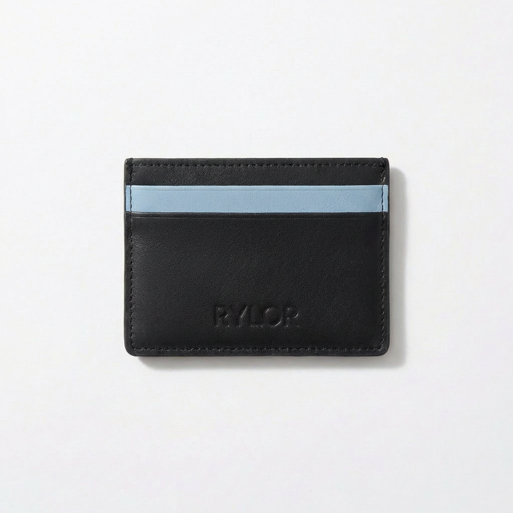 Midnight Heritage Stripe Card Holder