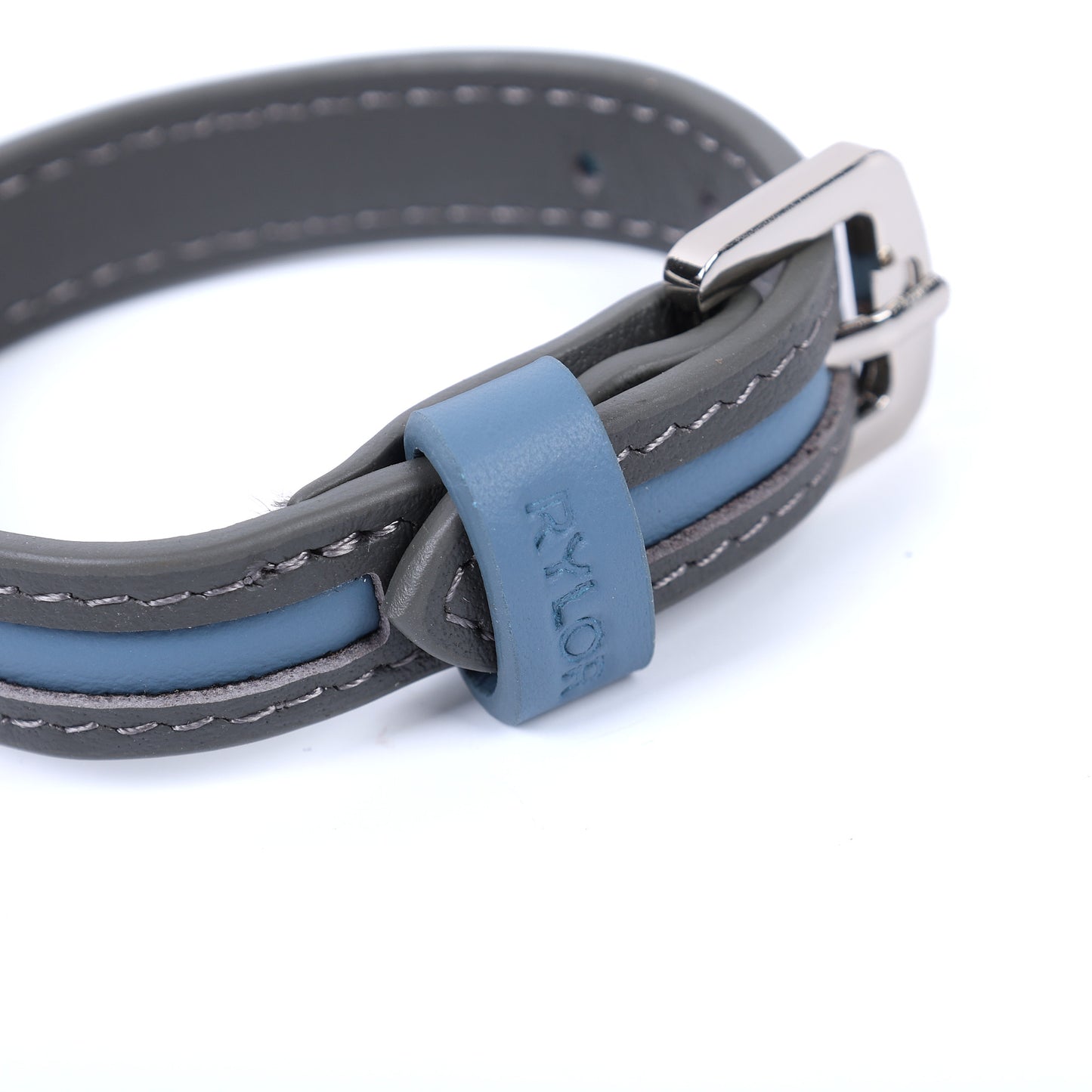 Gray Heritage Stripe Bracelet