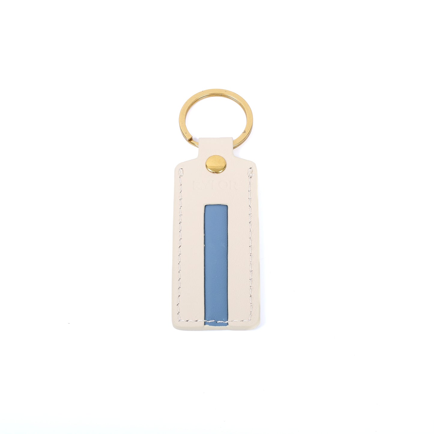 Ivory Heritage Stripe Keychain