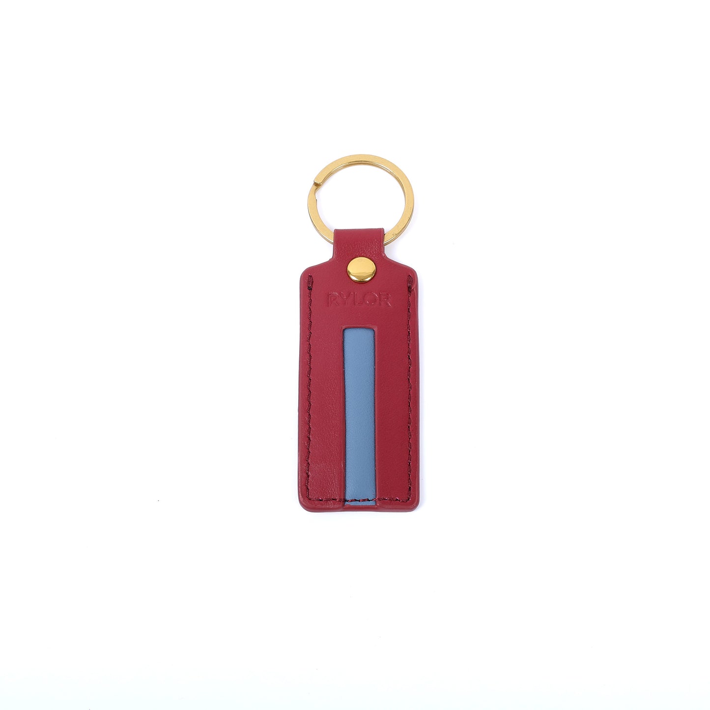 Red Heritage Stripe Keychain