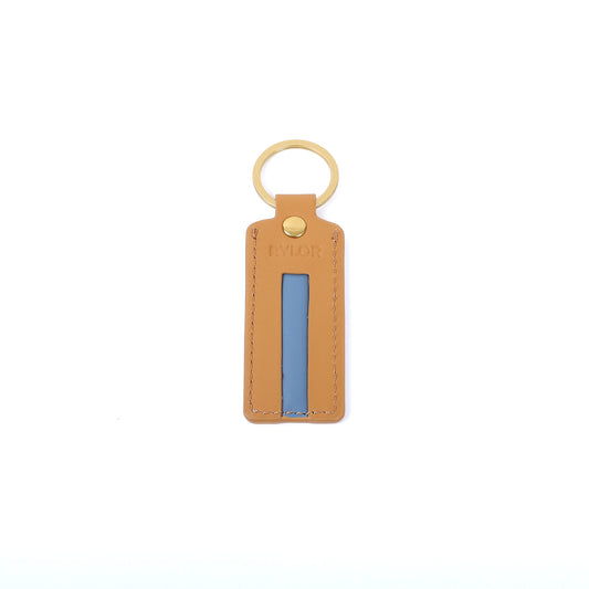 Saddle Heritage Stripe Keychain