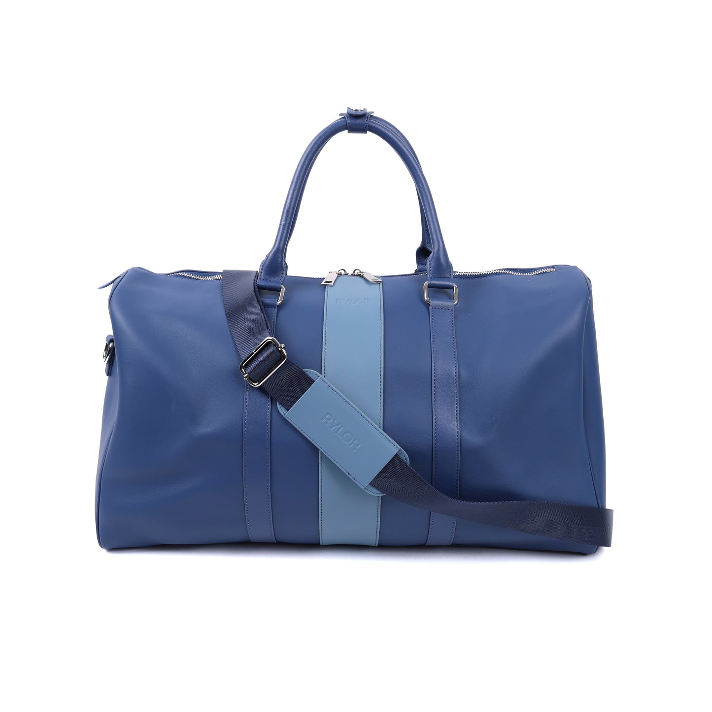 Navy Heritage Stripe Duffle Bag